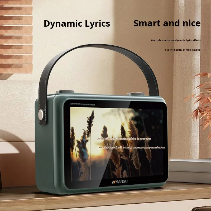 Audio Music To Lyrics - SANSUI K115 Video Karaoke Bluetooth Hoparlör