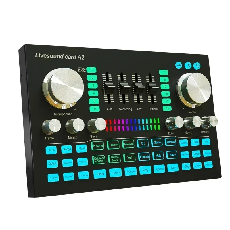 Audio And Music Mixer - A2 Ses Kartı canlı Ses Kartı