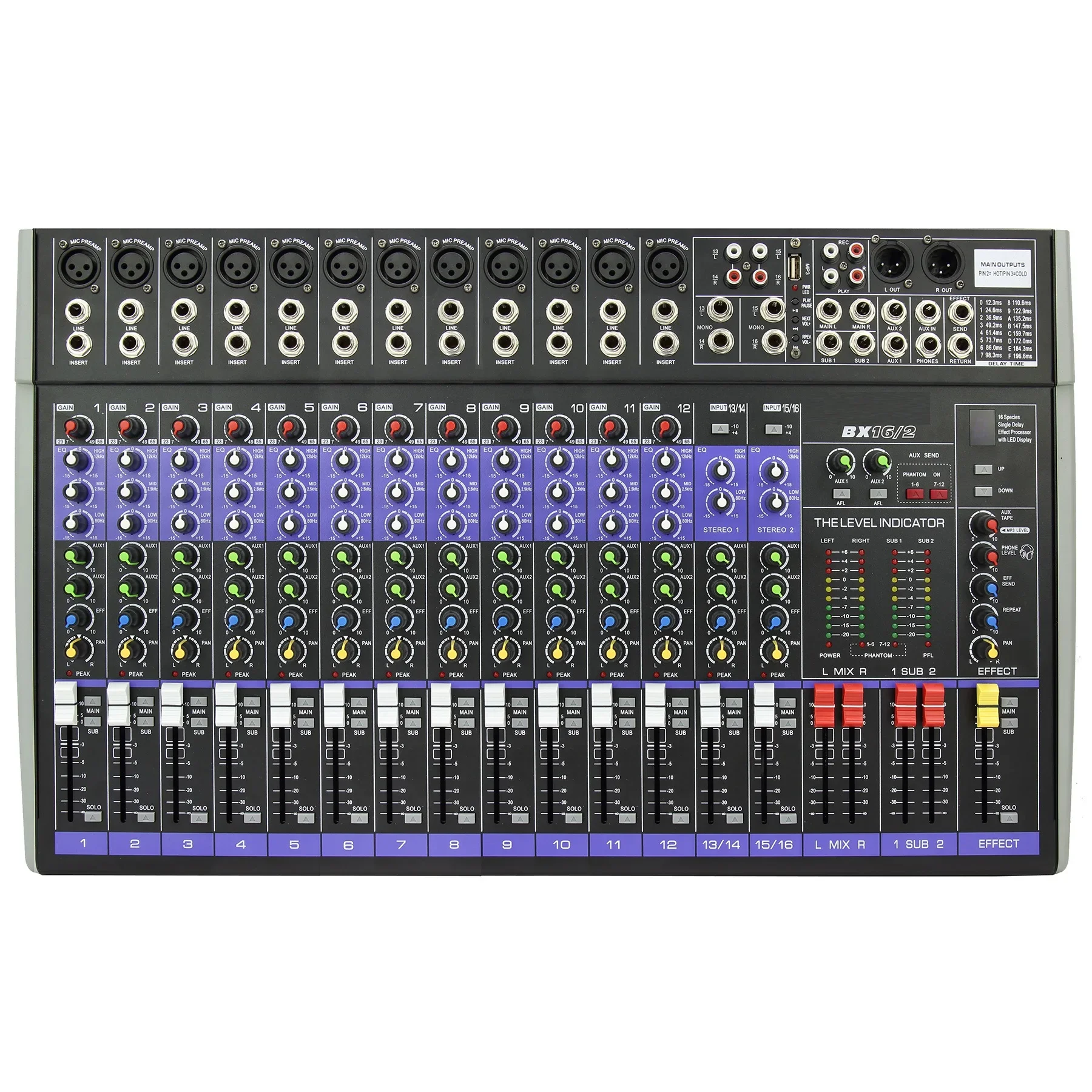 Mix Audio Music - Profesyonel Ses Ekipmanları 16 Kanallı Ses