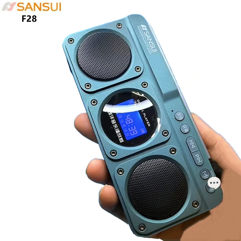 Audio Music To Lyrics - Taşınabilir F28 FM Radyo Hi-fi Ses