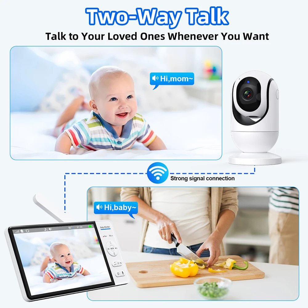 7.0'' Video Bebek Monitörü 720 - Zoom Audio Music incelemesi ve fiyatı
