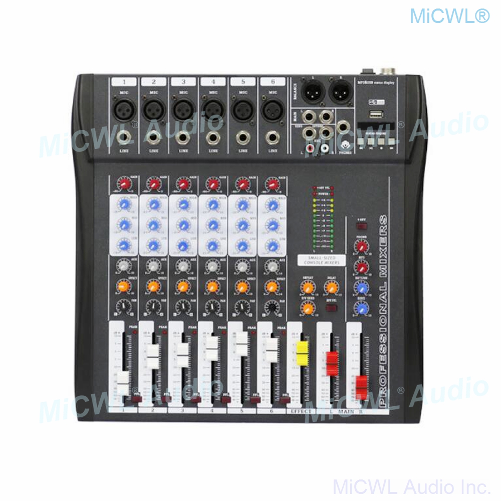Ses Mikseri MiCWL 6 Kanal Blue - Audio And Music Mixer incelemesi ve fiyatı