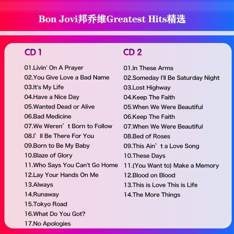Bon Jovi En İyi Hitlar Koleksi - Audio Music To Lyrics incelemesi ve fiyatı