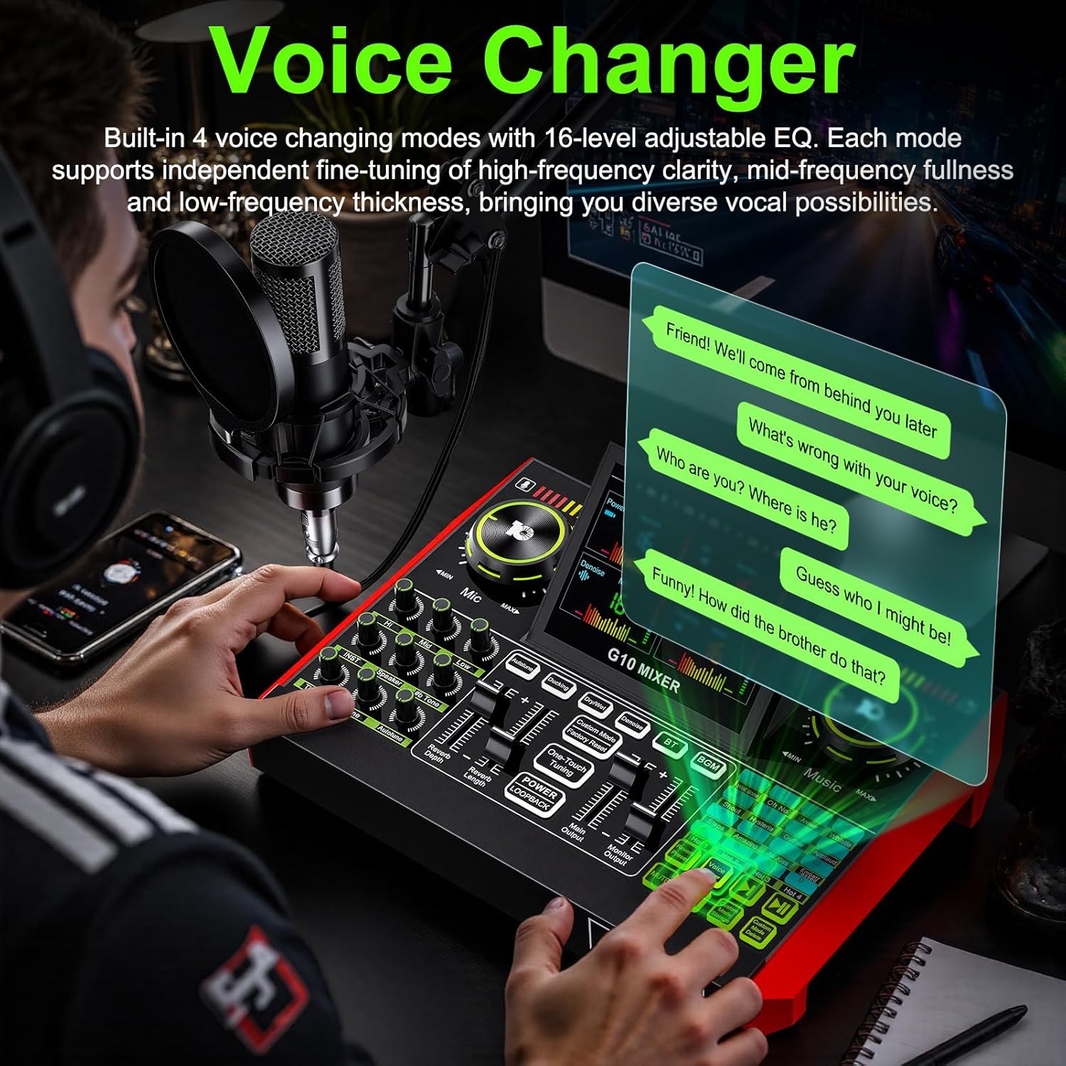 Tenlamp G10 Canlı Yayın Ses Ar - Audio And Music Mixer incelemesi ve fiyatı