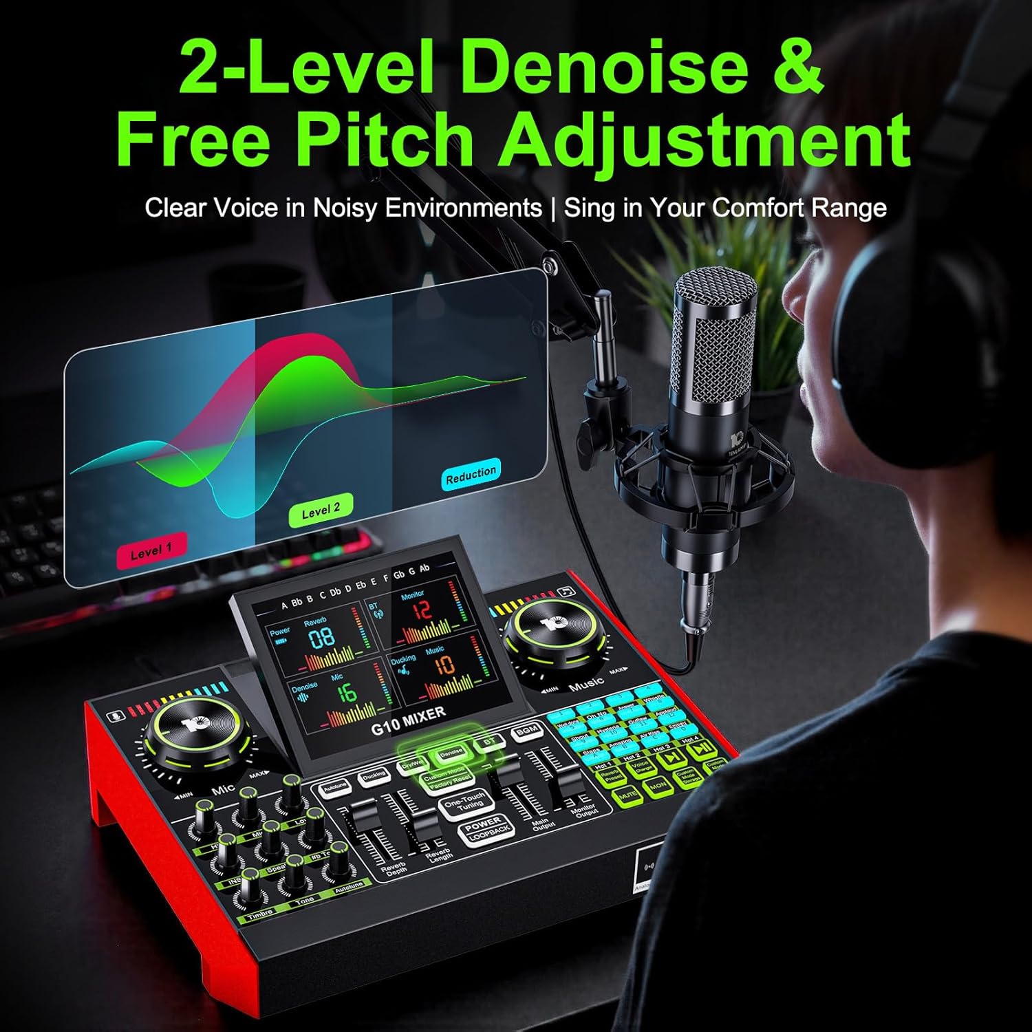 Tenlamp G10 Canlı Yayın Ses Ar - Audio And Music Mixer incelemesi ve fiyatı