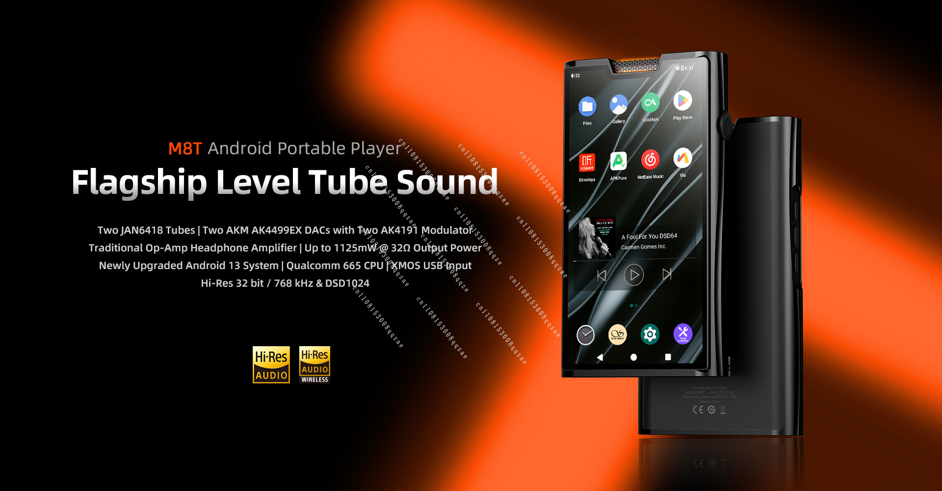 M8T Amiral Gemisi Tüp Android  - Audio Player With Youtube Music incelemesi ve fiyatı