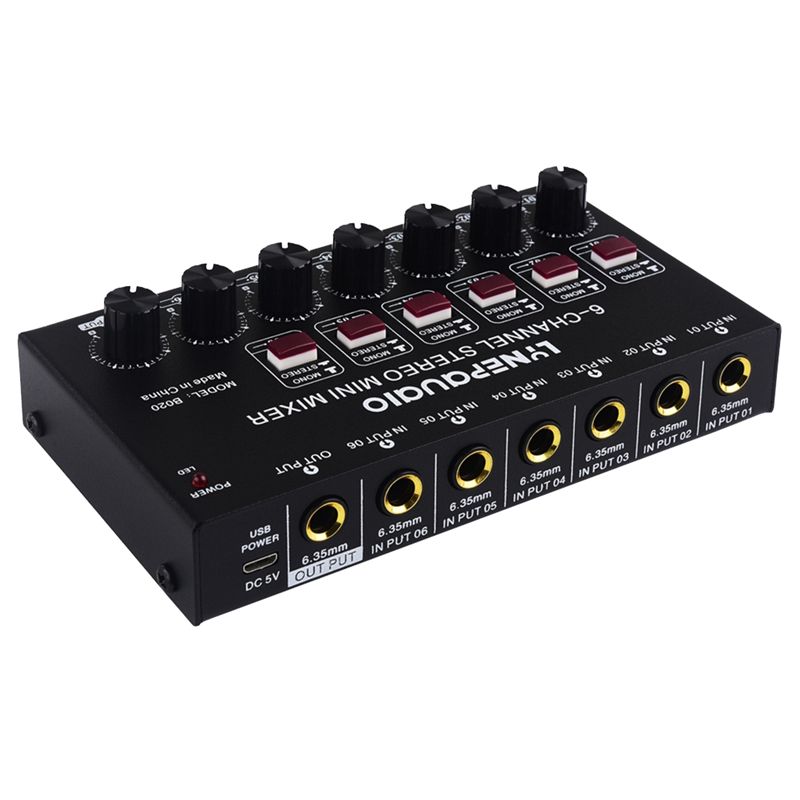 Exquisite-Mini 6 Kanallı Stere - Audio And Music Mixer incelemesi ve fiyatı