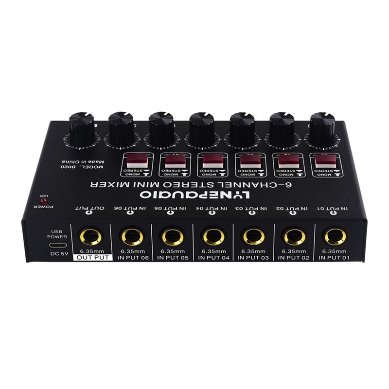 Exquisite-Mini 6 Kanallı Stere - Audio And Music Mixer incelemesi ve fiyatı